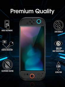Mr. War Gorilla 2pcs/Pack - Compatible With Switch2/Switch Lite/Switch OLED/Switch Series Transparent Ultra-Clear Screen Protector, No Fingerprints, No Sweat Or Water Stains, Smooth Touch, Highly Recommended, No Blur Or Foggy Effect, Easy Installation For Beginners. - View 2