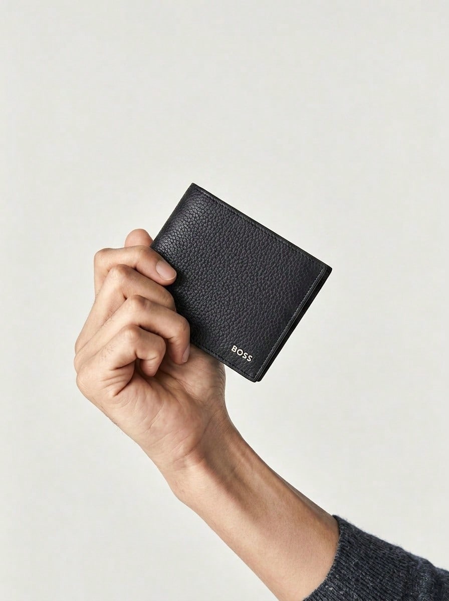 Hugo Boss New Crosstow Men's Wallet Black - 黑色 - 查看 1