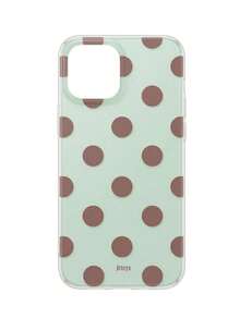 Minimalist Polka Dot Mint Green Soft Phone Case, Compatible With IPhone 17 16 15 14 13 Pro Max, Summer Style Anti-Drop Lightweight Phone Case, Pink Phone Case - Mint Green - View 5