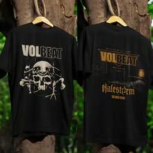 Unisex T-Shirt Volbeat, Volbeat Tour 2025 - Black - View 1