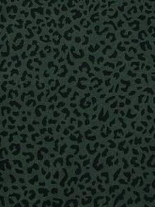 ASD1 Women's Leopard Print Random Cut Drawstring Skirt For Holiday Elegance - Apricot - View 8