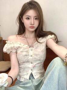 Women Tops - ホワイト - View 1