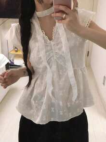 Women Blouses & Shirts - Black - View 2
