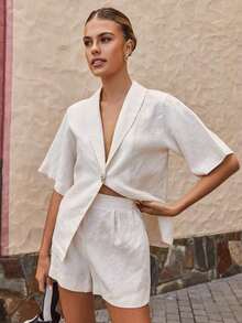 Flora Isola Flora Isola Set de 2 conjuntos casuales de estilo bohemio para mujer - Albaricoque - Ver 5