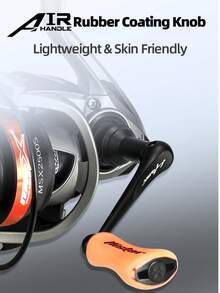 HASIDA MS-X Carrete Giratorio Dominador para Todas las Aguas Ligero 154G Perfecto para Principiantes Carrete de Pesca Oficial Auténtico - Naranja - Ver 4