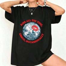Women T-Shirts - Black - View 1