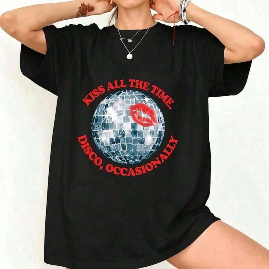 Women T-Shirts - Black - View 1