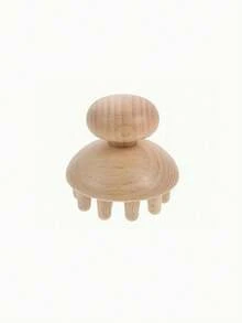 1/2個裝木製蘑菇按摩器，手動木製按摩工具，雙向控制，適用於背部、大腿、小腿肌肉，家用按摩器 - 彩色 - 查看 8