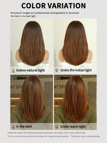 7JHH WIGS Ombre Brown Layered Bob Wig For Women 16 Inch Shoulder-Length Wig With Bangs Synthetic Heat Resistant Fiber Wigs For Daily Party Use, Mother's Day Gifts - Beginners Glueless Wig Accessories - Multicolor - View 8