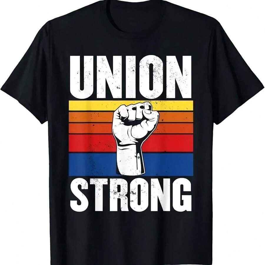 Union Strong Labor Day Shirt For Women Men Party T - 款式 - 查看 1