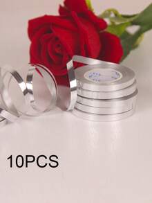 1/10pcs Laser Balloon Ribbons, Colorful Shiny Party Decoration Ribbons Suitable For Weddings, Birthdays, Festivals, Great For Gift Wrapping And Decorations, Party Decoration Ribbons, Brilliant Ribbons, Shiny Surface - Multicolor - View 13