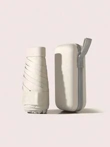 1 Peça Guarda-chuva Compacto 6 Dobras, Uso Duplo à Prova de Chuva & Sol, Guarda-sol de Bolso Ultraleve para Mulheres e Homens, Guarda-chuva Dobrável Mini para Viagem, Praia, Férias e Uso Externo, Escolhas de Primavera e Verão, Presente para Madrinha, Dia das Mães, Formatura, Essenciais de Viagem, Fofo - Multicolorido - Visão 14