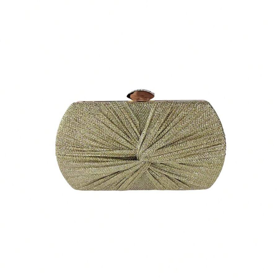 Bolso de noche 2026: espacioso, elegante y versátil con un brillo sutil - Dorado - Ver 1