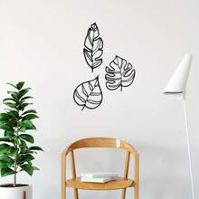 3 piezas, Decoración de Pared Animula de Tres Hojas, Arte para Colgar en la Pared, Decoración de Habitaciones, Decoración del Hogar, Decoración Festiva, Decoración para Eventos - TY3147-02 - Ver 8