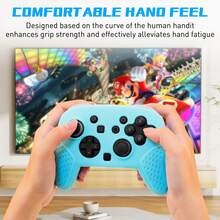 Pelindung Pegangan Kontroler, Casing Pelindung Silikon Anti Selip untuk Kontroler Switch 2 Pro, Casing Pelindung Anti Gores dan Anti Keringat, Pelindung Gaming yang Nyaman dan Mampu Menyerap Guncangan - View 5