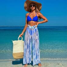 New 2026 Swimsuits For Adult Women, Three-Piece Hot Spring Bathing Suit, Bikini Bathing Suit. - 藍+藍點套裝 - 查看 12