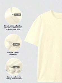Father's Day Camouflage T-Shirt - Men's 100% Cotton Vintage Street Style T-Shirt, Comfortable Short Sleeve Crew Neck, Essential For Men, Can Be Used As A Gift - 白色的 - 查看 5