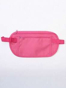 1pc Travel Money Pouch - Hidden Travel Organizer Bag With RFID Blocking Passport Holder Waist Bag, Protects Your Credit Cards And Cash - Multicolor - View 7