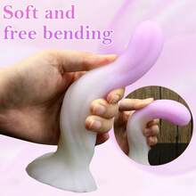 Silicone Suction Cup Dildo G-Spot Vaginal Massager Female Masturbator Anal Prostate Stimulator Adult Masturbator Sex Toys For Women Men - 均碼 - 查看 7