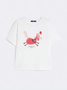 Women T-Shirts - White - View 5
