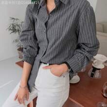 Women Blouses & Shirts - Gris Oscuro - 查看 1