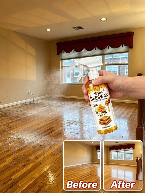jakehoe Furniture Cleaning Transparent Beeswax Polish, Suitable For Wood And Furniture, Natural Beeswax, Suitable For Various Types And Colors Of Wood - Wood Furniture Polish, Protects And Enhances Any Wooden Surface, Holiday Gift For Family And Friends (New And Old Versions Randomly Shipped).
