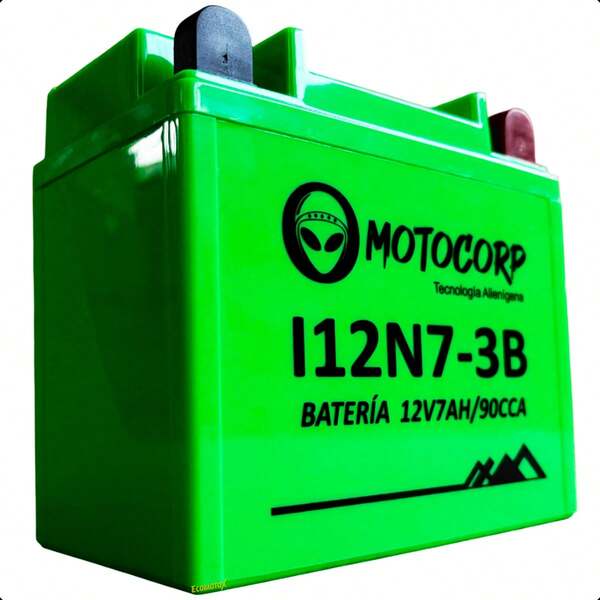 Batería de Gel Motocorp MF-FA 12N7-3B Compatible con Italika FT150/FT200/FT150 GTS – Arranque potente y energía confiable