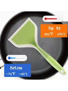 1 buah Spatula Silikon Multifungsi, Tersedia Berbagai Warna - Anti Lengket, Tahan Panas, Cocok untuk Memasak, Mengaduk, dan Menggoreng. Cocok untuk Pancake, Steak, dan Masakan Lainnya. Ini adalah alat dapur yang tahan lama dengan desain pegangan ergonomis dan tampilan yang stylish. - Spatula steak - View 6