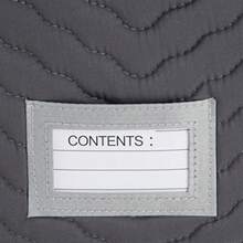 Richards Homewares Micro Fiber Deluxe Plate Case Set of 4-Grey - Gris - Ver 5