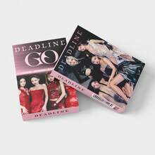30pcs DEADLINE GO HD Mini Cards, K-Pop Star Photos, JISOO JENNIE ROSE LISA Idol Postcards, Fan Collectible Gifts - Multicolor - View 2