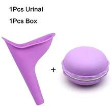 1pc Women's Portable Silicone Urinal, Suitable For Outdoor Travel & Camping, With Storage Box, Suitable For Pregnant Women - Multicolor - View 14