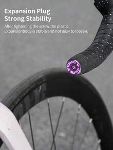 TOSUOD 1對輕量化加長自行車把手，山地車用爪型輔助握把，螢光防滑把手，整合式把端塞，輕量化加長自行車把手配件，耐用耐磨且安裝穩固，適用於公路、摺疊、通勤自行車，提升抓握力與控制力的升級零件，適合日常通勤、越野、競賽及長途騎行，專業自行車把手改裝套件 - 彩色 - 查看 9