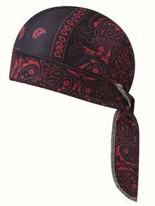 1pc Paisley Pattern Tie-Dye Bandana, Motorcycle Riding Cooling Liner, Unisex Outdoor Sports Breathable Quick-Dry Elastic Headwear, Windproof Face Mask - Multicolor - View 4