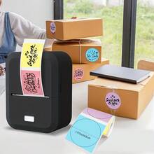 Marklife X2 Portable Thermal Printer Wireless Bluetooth Multifunctional Printer Suitable For Office Labels Stickers Label Maker - Black - View 7