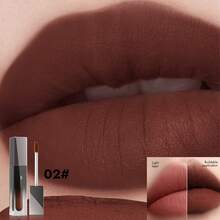 YOUNG VISION 柔霧絲絨唇釉，持久不沾杯，高端方管，滑順細緻唇彩，裸色，萬聖節派對舞台妝容，Cosplay 口紅，唇妝禮物 - 彩色 - 查看 4