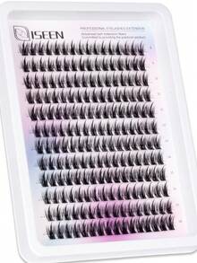 192pcs C Curl Individual False Eyelashes, DIY Eyelash Extension, Cluster False Eyelashes, Thin And Lightweight, Easy For Professionals And Beginners, Convenient For Home Use - C - View 5