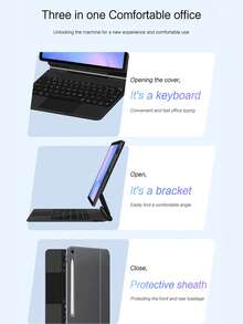 Keyboard Case For Galaxy Tab S10 Lite/S10 FE/S9 FE 10.9 Inch Magic Keyboard For Tab S9/S8/S7 11" Smart Magnetic Cover Model X400/X406 Multi-Touch Backlight - View 11