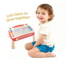 Magnetic Drawing Board, Toddler Girl Toys For Over 3 Year Old, Doodle Board Pad Learning And Educational Toys For Over3  Year Old Baby Kids Birthday Gift - Green - View 2