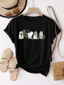 Kvinnor T-shirts - Svart - Visa 7