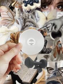 59pcs Clean Girl Office Lady Stickers Minimalist Style Decorative Transparent Stickers For Laptop Suitcase Scrapbook Decor - A - View 6