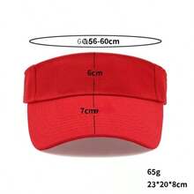 1pc Unisex Spring/Summer Woolen Open Top Baseball Cap Sun Protection Hat Baseball Cap - Multicolor - View 4
