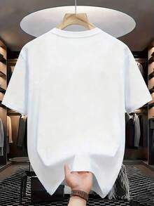 [Cotton T-Shirt] Tween Boy One-Piece Printed Pullover Short-Sleeve T-Shirt, Suitable For Students And Young Children, A Summer Gift For Kids - 白色 - 查看 4