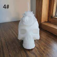 1個萬聖節骷髏造型香氛蠟燭，家居裝飾擺飾 - 1PC - 查看 13