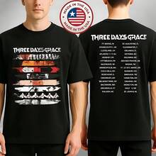 THREE DAYS GRACEaaa 2026 Album Tour T-Shirt - Black - View 1