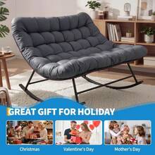 Hammock Chairs - 2 Seater Dark Gray - View 5