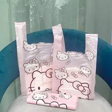 Hello Kitty 外觀設計 25/50/PET 多功能垃圾袋，提供大、中、小三種尺寸，適用於客廳、臥室、浴室和廚房，也可作為禮品袋或收納袋使用 - 查看 11