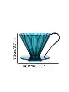 1 Coffee Dropper, Hand Brewed Coffee Filter Cup, Recommended For Beginners, Drip Filter, Household Coffee Pot, Coffee Utensil, Included Spoon, Suitable For: Durable Plastic Inverted Filter For Home, Kitchen, Restaurant, Office And Travel, Classic Reusable Plastic Coffee Drip Filter And Filter Cup. - Multicolor - View 10