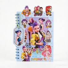 Lightweight Travel Journal Spiral Notebook, Minimalist Fashionable Daily Sketchbook, Beautiful Pattern Decorative Sticker Set, Multipurpose Desktop Stationery, Suitable For Outdoor Learning And Leisure Writing - Multicolor - View 7