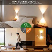 1/2/4pcs Dimmable Magnetic LED Night Light, Infrared Sensor + USB Rechargeable Wall Lamp, Smart LED Sensor Wall Light, 3-Color Dimmable, Wireless LED Wall Lamp Suitable For Stairs, Bedroom, Hallway, Kitchen, Cabinet, Yard, Room Decor, Bedroom Decor, Home Decor, Christmas, Halloween Decoration - Multicolor - View 11