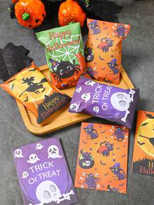 27pcs Halloween Gift Bags With Stickers, Halloween Cash Envelopes, Halloween Candy & Cookie Bags, Snack Bags, Halloween Gift Wrapping Supplies, Halloween Decorations, Trick Or Treat, Halloween Party Supplies, Halloween Gifts, Party Favor Bags - Halloween Ghost Witch - View 6